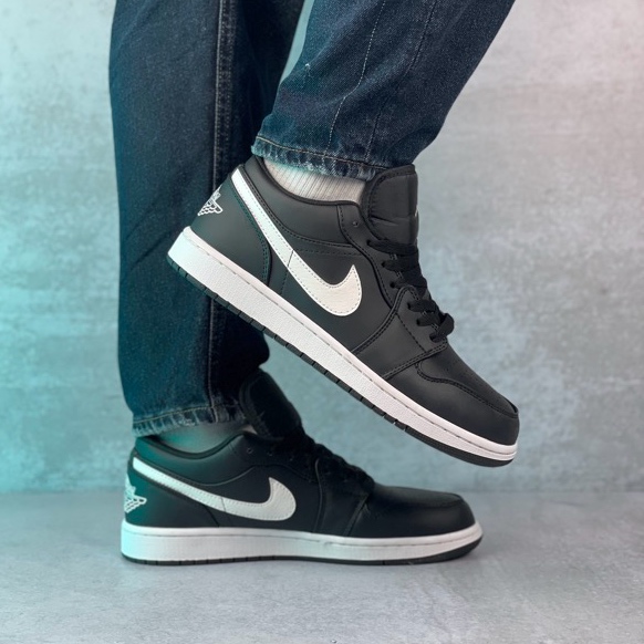 جردن ۱ بلک وایت | jordan 1 low black white